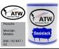 Preview: Porsche, Meridian Metallic, 6A6 / X2 6A7 / X2: 1L Lackdose, von ATW Autoteile West.